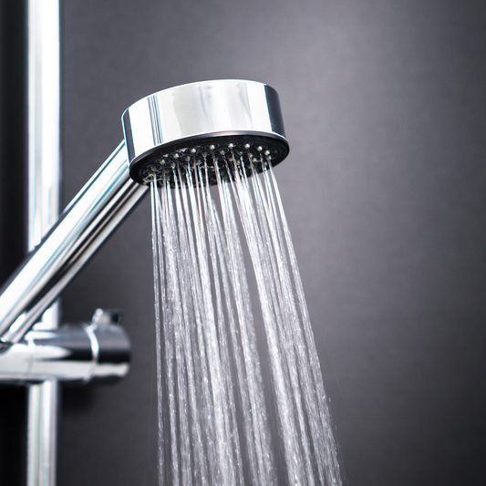 showerhead running water